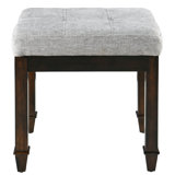 Amberrae Solid Wood Accent Stool 